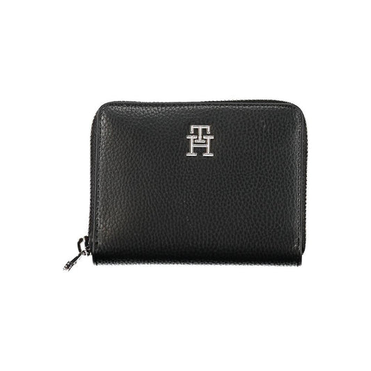 Tommy Hilfiger Elegant Black Polyethylene Wallet