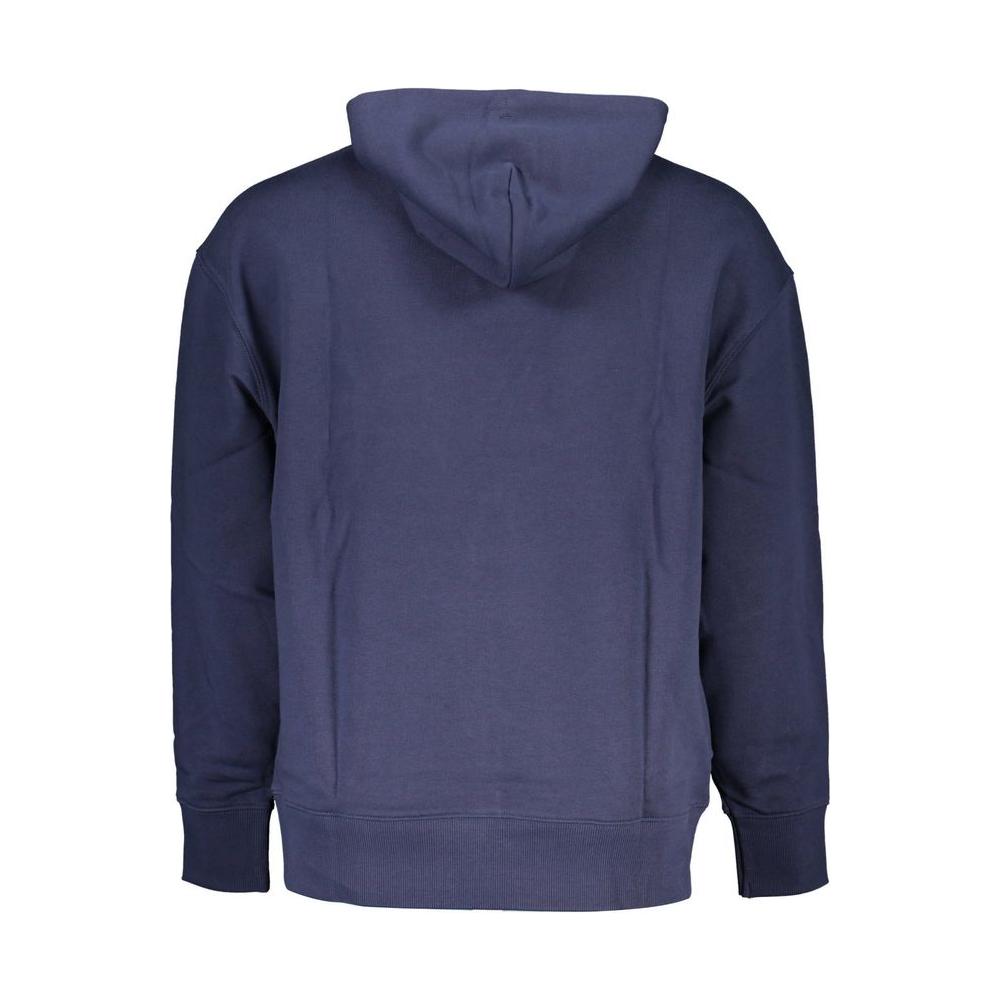 Tommy Hilfiger Chic Blue Hooded Sweatshirt with Logo Detail Tommy Hilfiger