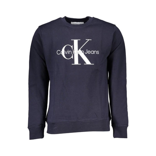 Calvin Klein Chic Blue Crew Neck Fleece Sweatshirt Calvin Klein