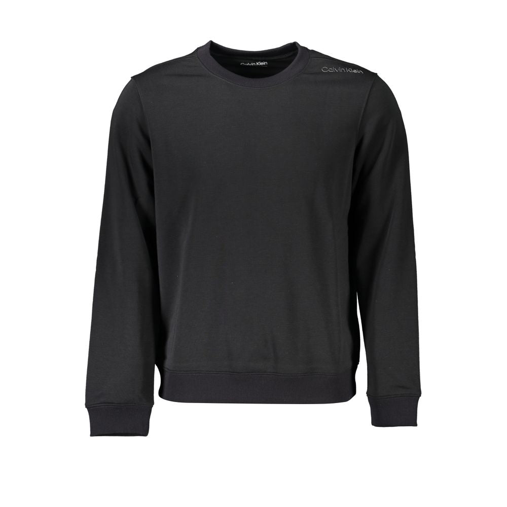 Calvin Klein Sleek Black Crew Neck Sweater Calvin Klein