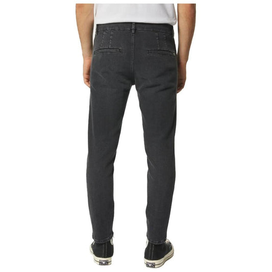 Dondup Sleek Black Stretch Denim Jeans Dondup