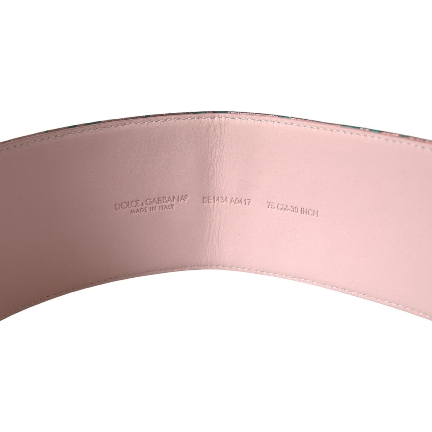Dolce & Gabbana Multicolor Floral Jacquard Lurex Gold Buckle Belt 1728,5 Inches,65 cm / 26 Inches,67345645728,70 cm / 28 Inches,75 cm / 29,80 cm / 32 Inches,85 cm / 34 Inches,90 cm / 36 Inches,95 cm / 38 Inches,Accessories,Belts - Accessories,Belts - Wome