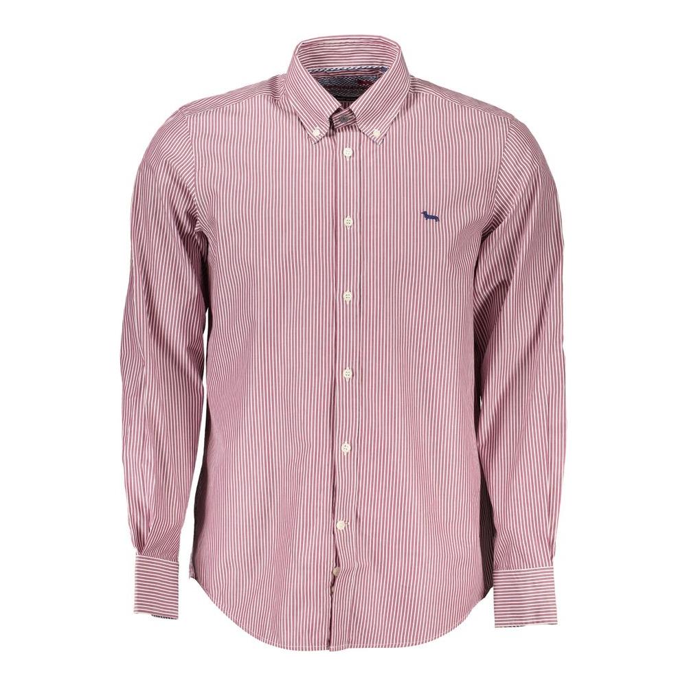 Harmont & Blaine Elegant Pink Narrow Fit Long Sleeve Shirt Harmont & Blaine