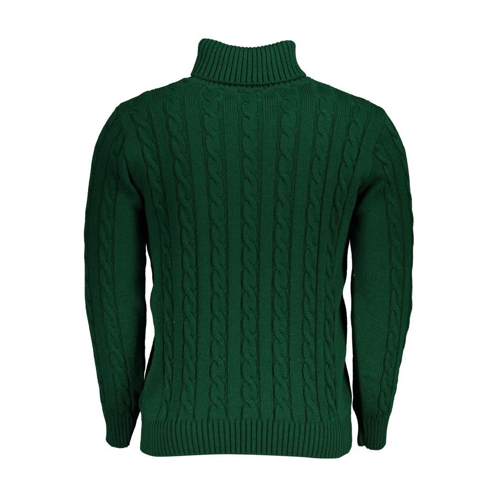 U.S. Grand Polo Elegant Twisted Turtleneck Sweater U.S. Grand Polo