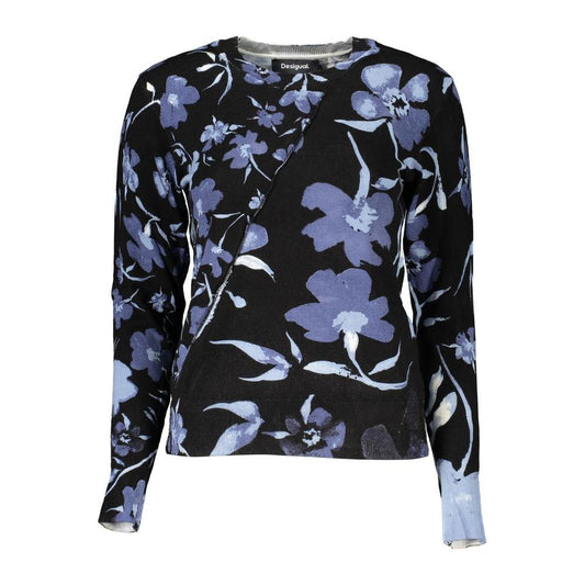 Desigual Chic Contrasting Crew Neck Sweater