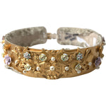 Dolce & Gabbana Elegant Gold-Tone Faux Pearl Floral Belt Dolce & Gabbana Dim Gray