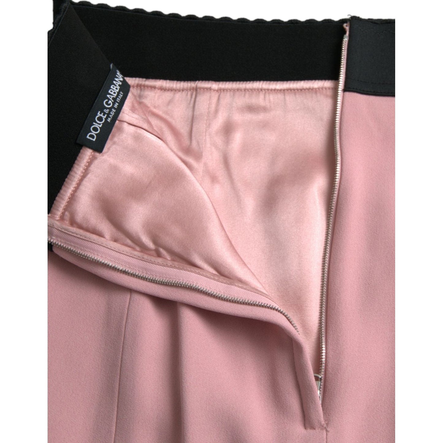 Dolce & Gabbana Elegant High Waist Pencil Skirt in Pink Dolce & Gabbana