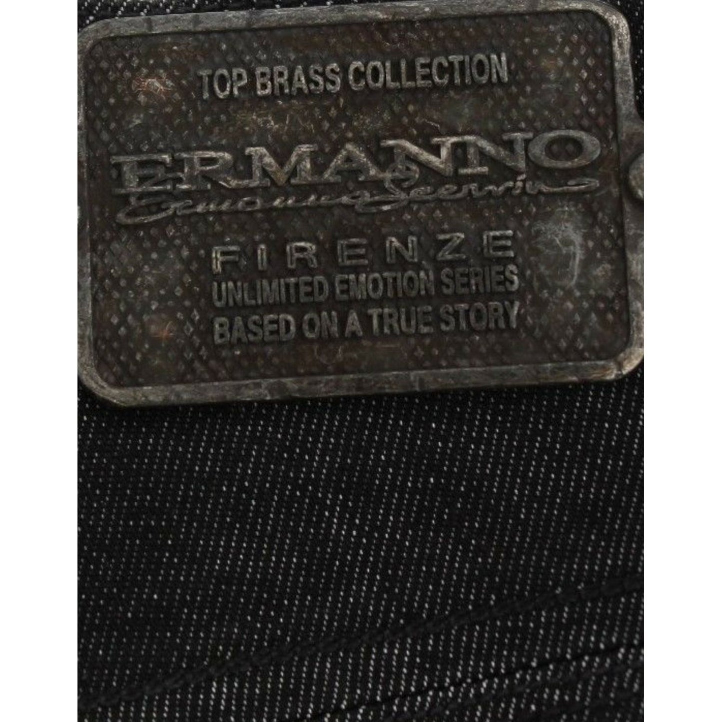 Ermanno Scervino Black Slim Jeans Denim Pants Skinny Leg Stretch Ermanno Scervino
