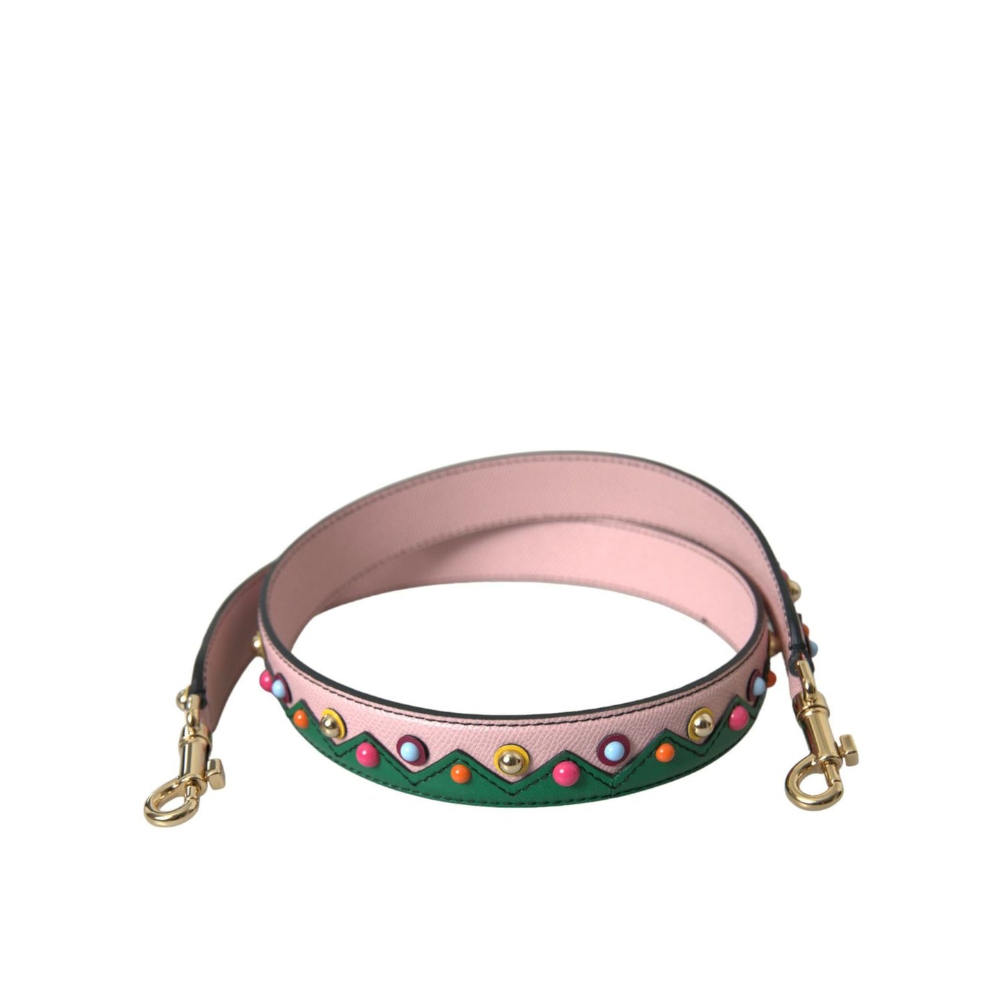 Dolce & Gabbana Pink Leather Handbag Accessory Shoulder Strap