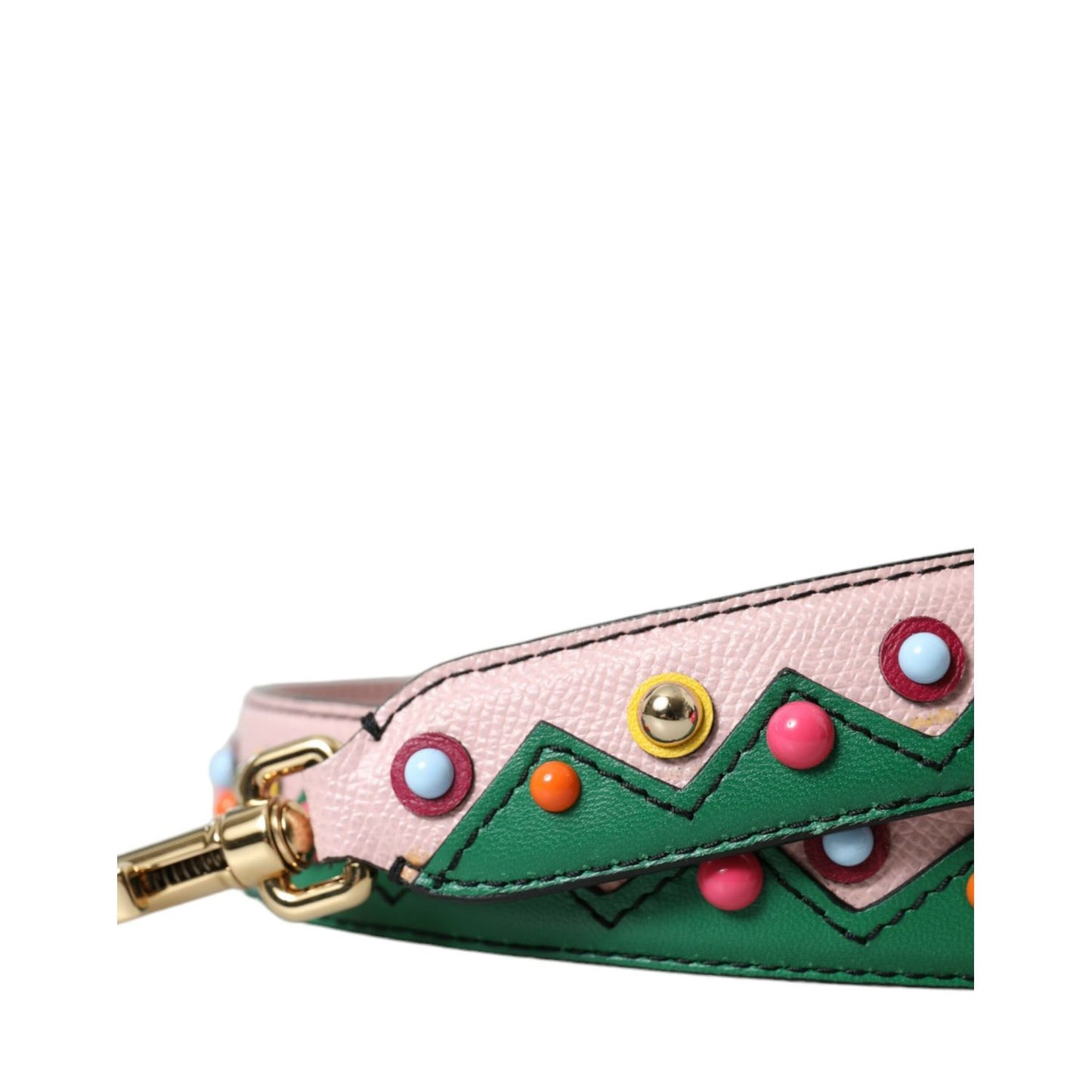 Dolce & Gabbana Pink Leather Handbag Accessory Shoulder Strap