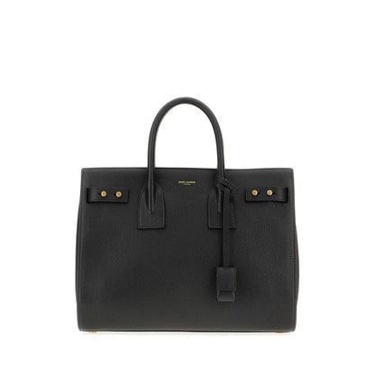 Saint Laurent Black Calf Leather Sac De Jour Handbag Saint Laurent