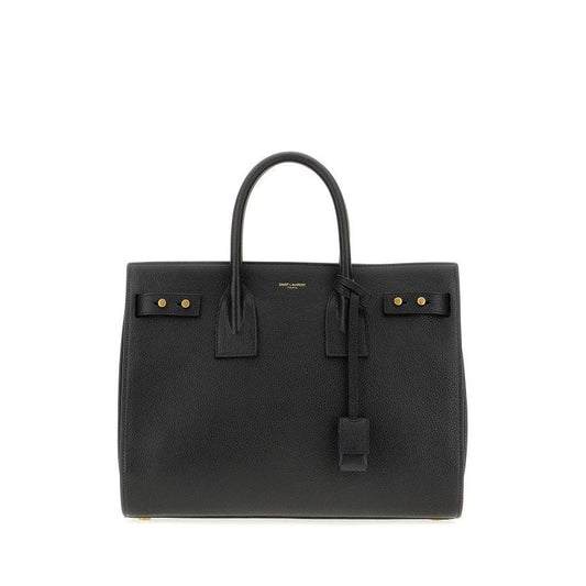 Saint Laurent Black Calf Leather Sac De Jour Handbag Saint Laurent