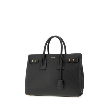 Saint Laurent Black Calf Leather Sac De Jour Handbag Saint Laurent
