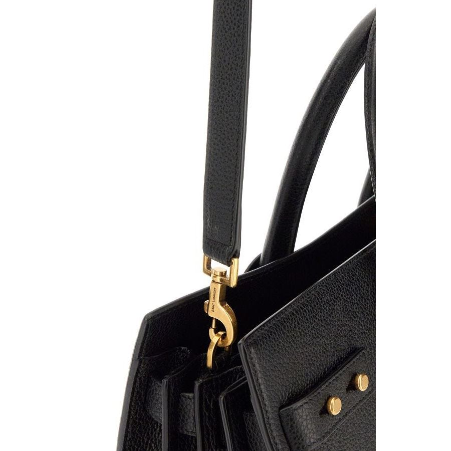 Saint Laurent Black Calf Leather Sac De Jour Handbag Saint Laurent