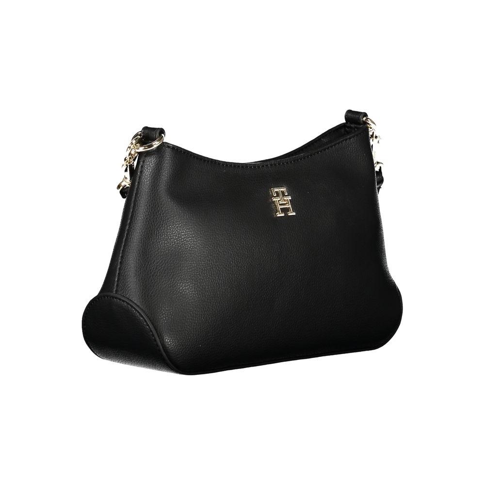 Tommy Hilfiger Black Polyester Handbag Tommy Hilfiger