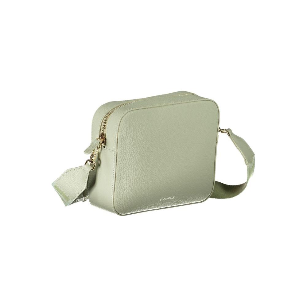 Coccinelle Green Leather Handbag Coccinelle Dark Gray