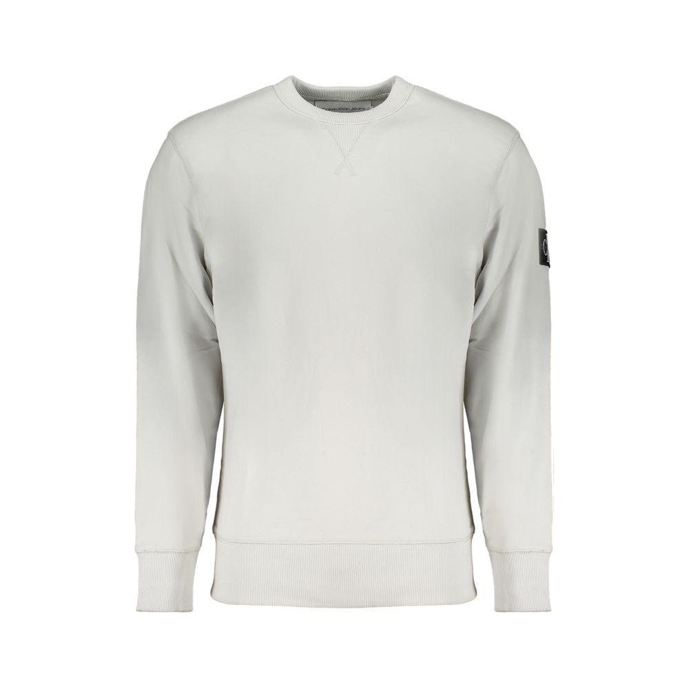 Calvin Klein Gray Cotton Sweater Calvin Klein