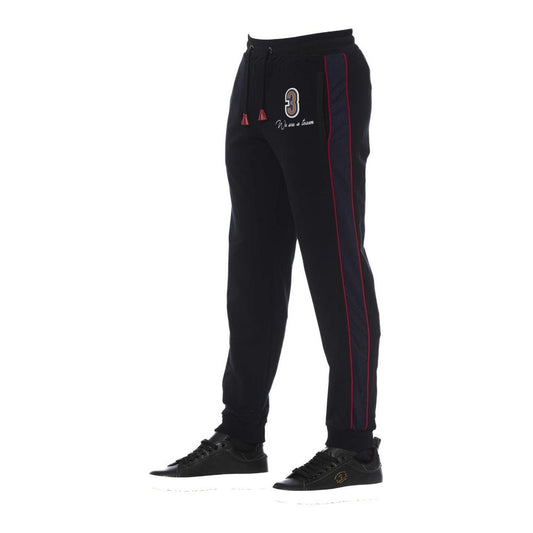 Trussardi Black Cotton Jeans & Pant Trussardi