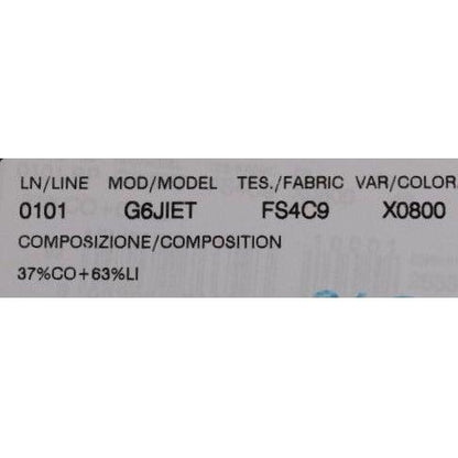 Dolce & Gabbana White Black Striped Casual Shorts