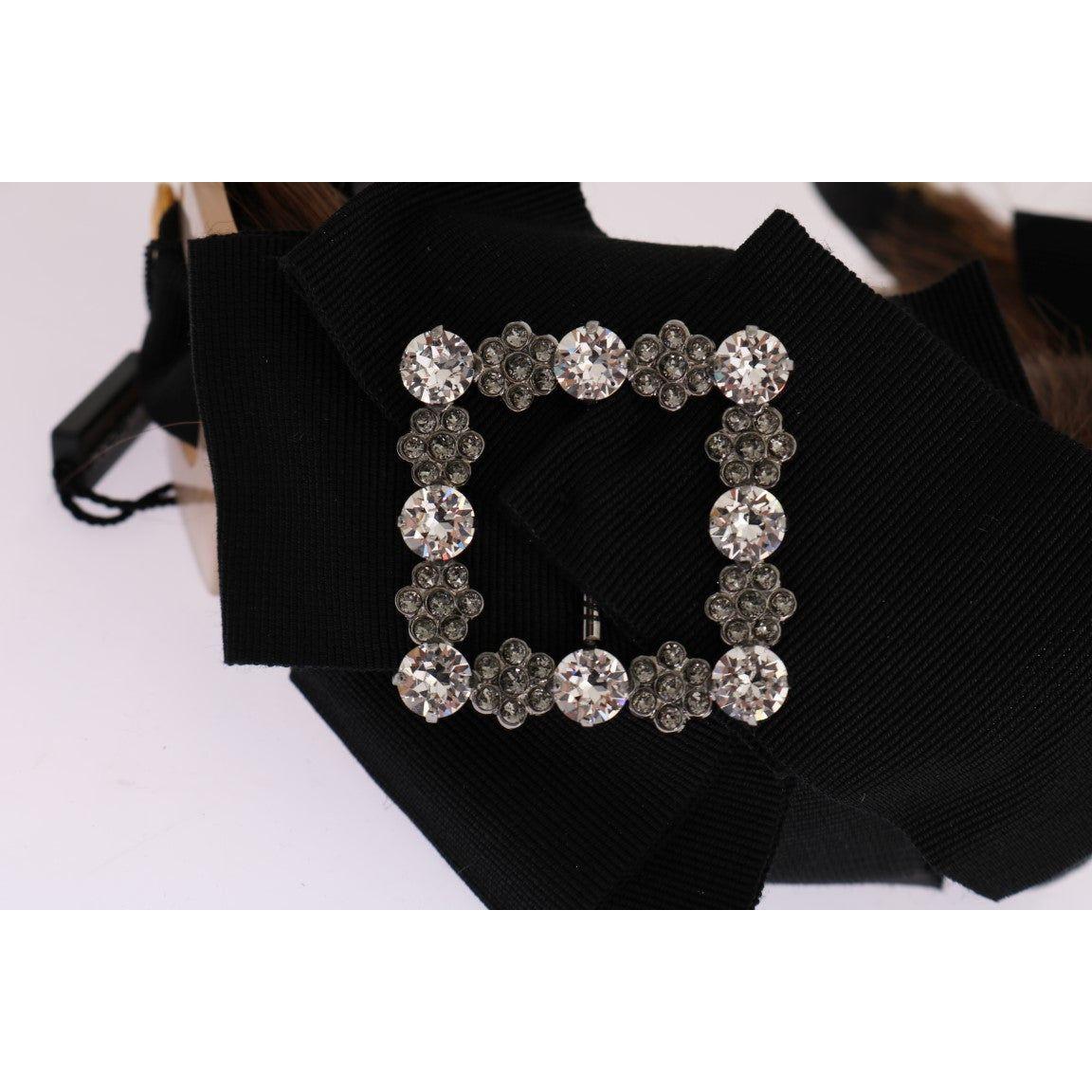 水晶装饰金棕色王冠头带