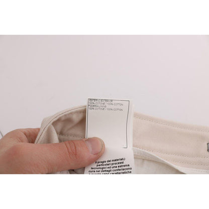 Ermanno Scervino White Slim Fit Casual Jeans