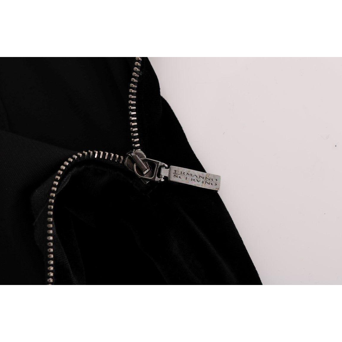 بنطلون أسود أنيق بخصر مرتفع من Ermanno Scervino