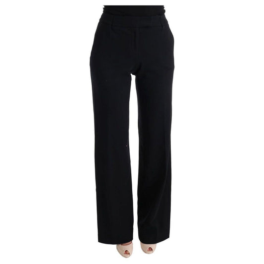 Ermanno Scervino Chic Black Bootcut Formal Pants Ermanno Scervino