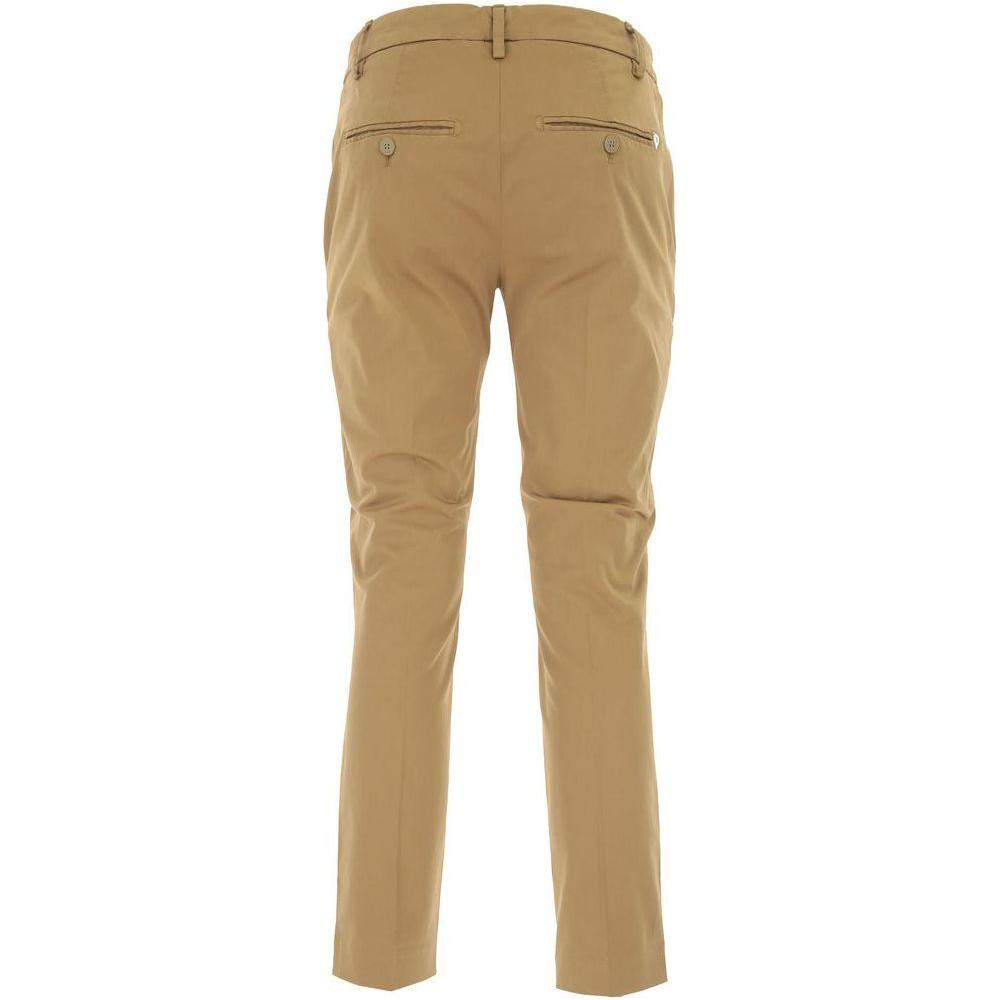 Dondup Brown Cotton Jeans & Pant Dondup