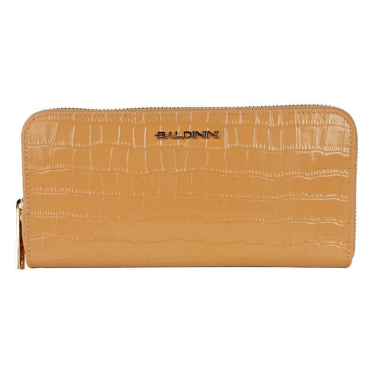 Baldinini Trend Elegant Croco Print Leather Wallet Baldinini Trend