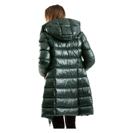 Refrigiwear Green Polyester Women Jacket Refrigiwear