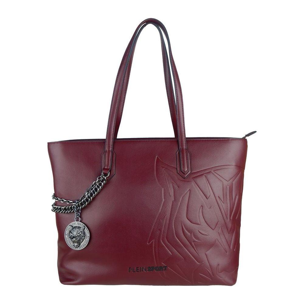 Plein Sport Red Polyethylene Women Shoulder Bag WOMAN TOTES Plein Sport