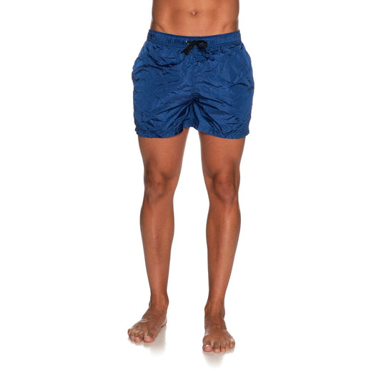 Refrigiwear Blue Nylon Men's Swimsuit Refrigiwear