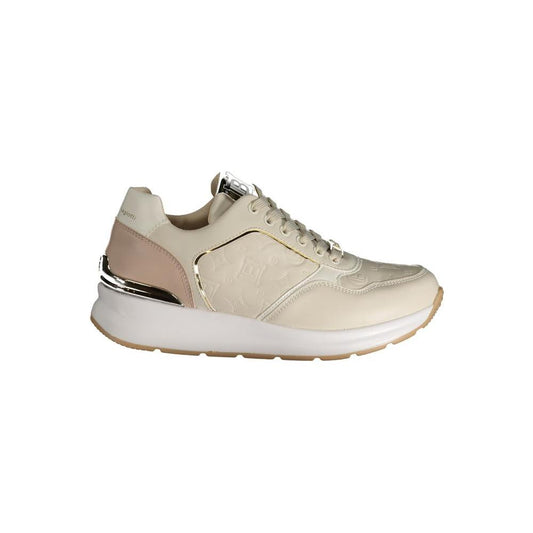 Laura Biagiotti Beige Polyester Sneaker Laura Biagiotti