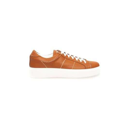 Cerruti 1881 Orange COW Leather Sneaker Cerruti 1881