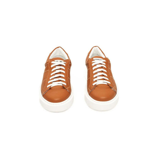 Cerruti 1881 Orange COW Leather Sneaker Cerruti 1881