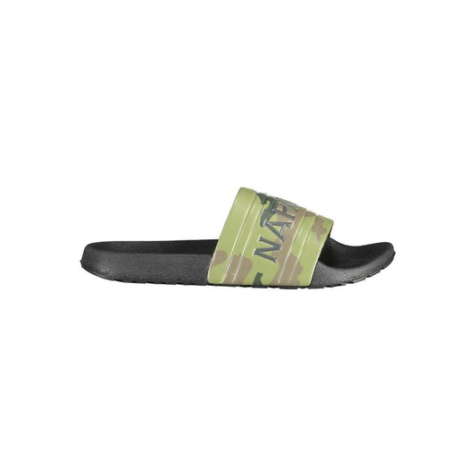 Napapijri Green Polyester Sandal Napapijri