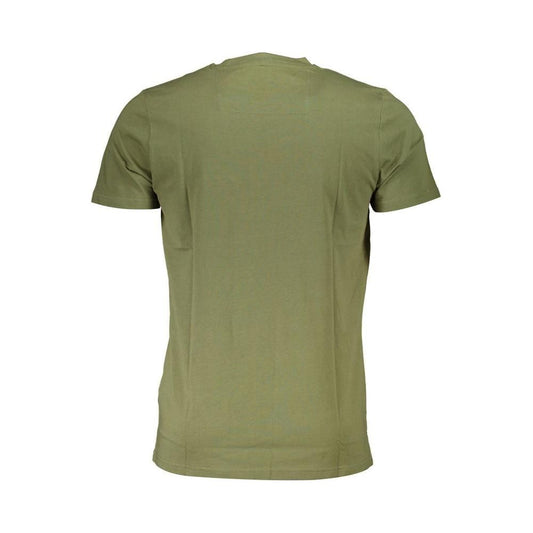 Cavalli Class Green Cotton T-Shirt Cavalli Class