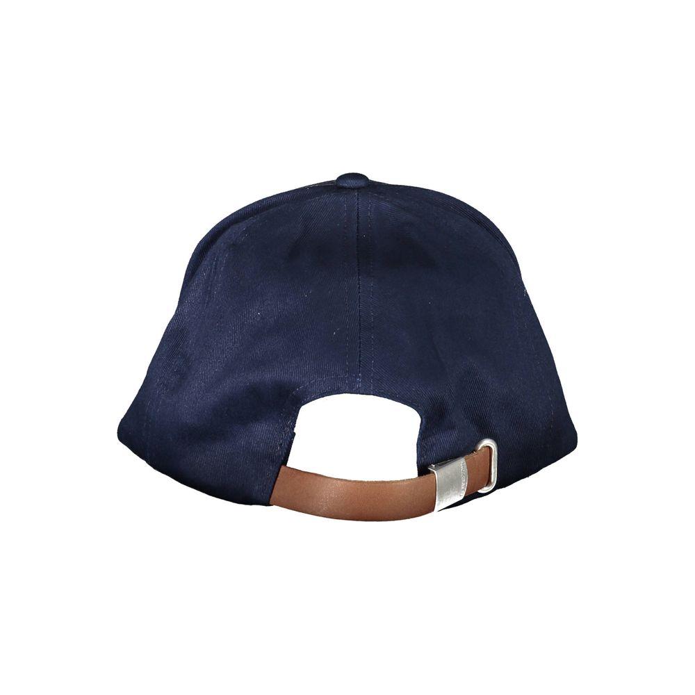 La Martina Blue Cotton Hats & Cap La Martina