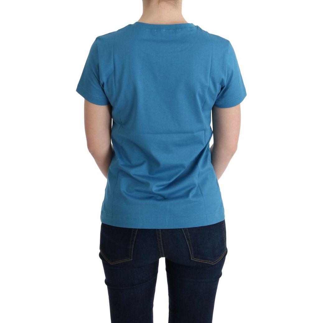 Dolce & Gabbana Blue Cotton 2017 Motive T-Shirt