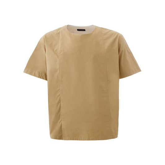 Emporio Armani Elegant Cotton Brown Shirt for Men Emporio Armani