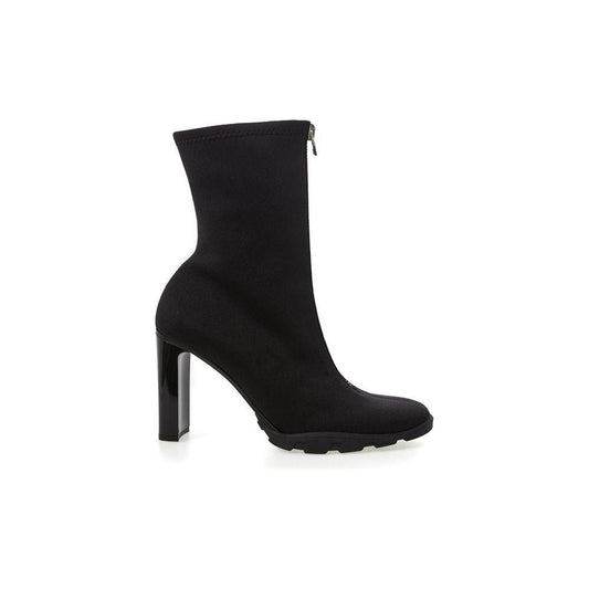 Alexander McQueen Sleek Neoprene Leather Boots Alexander McQueen