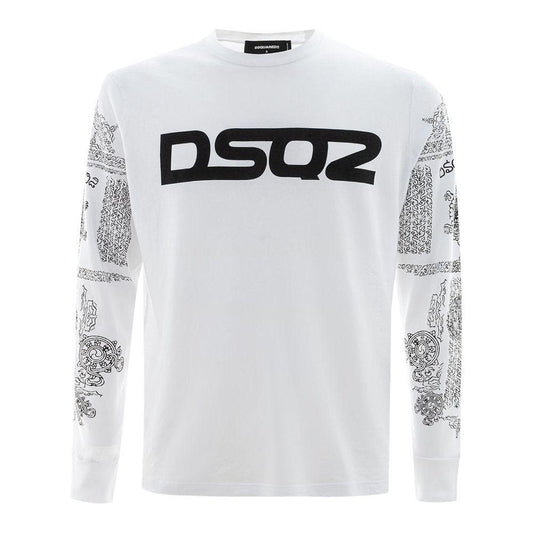 Dsquared² White Cotton T-Shirt Dsquared²