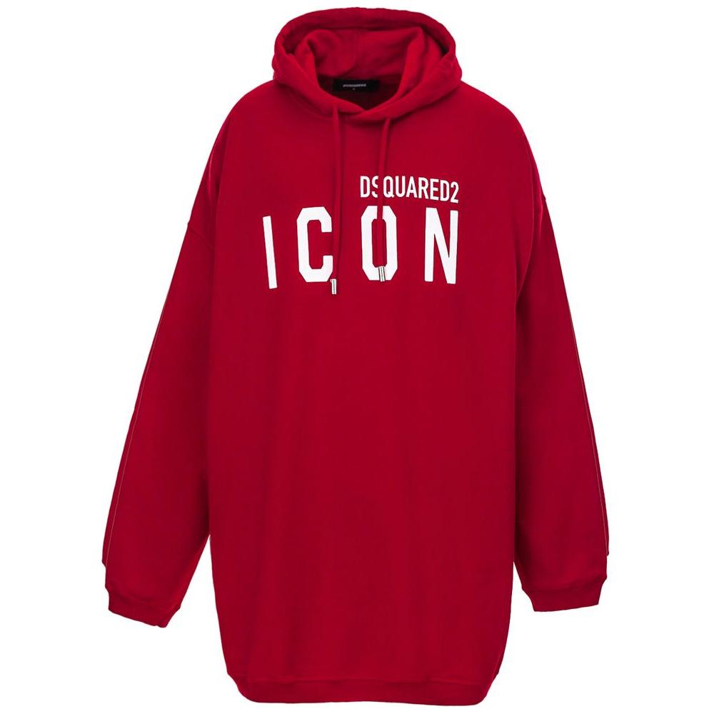 Dsquared² Red Cotton Sweater Dsquared²