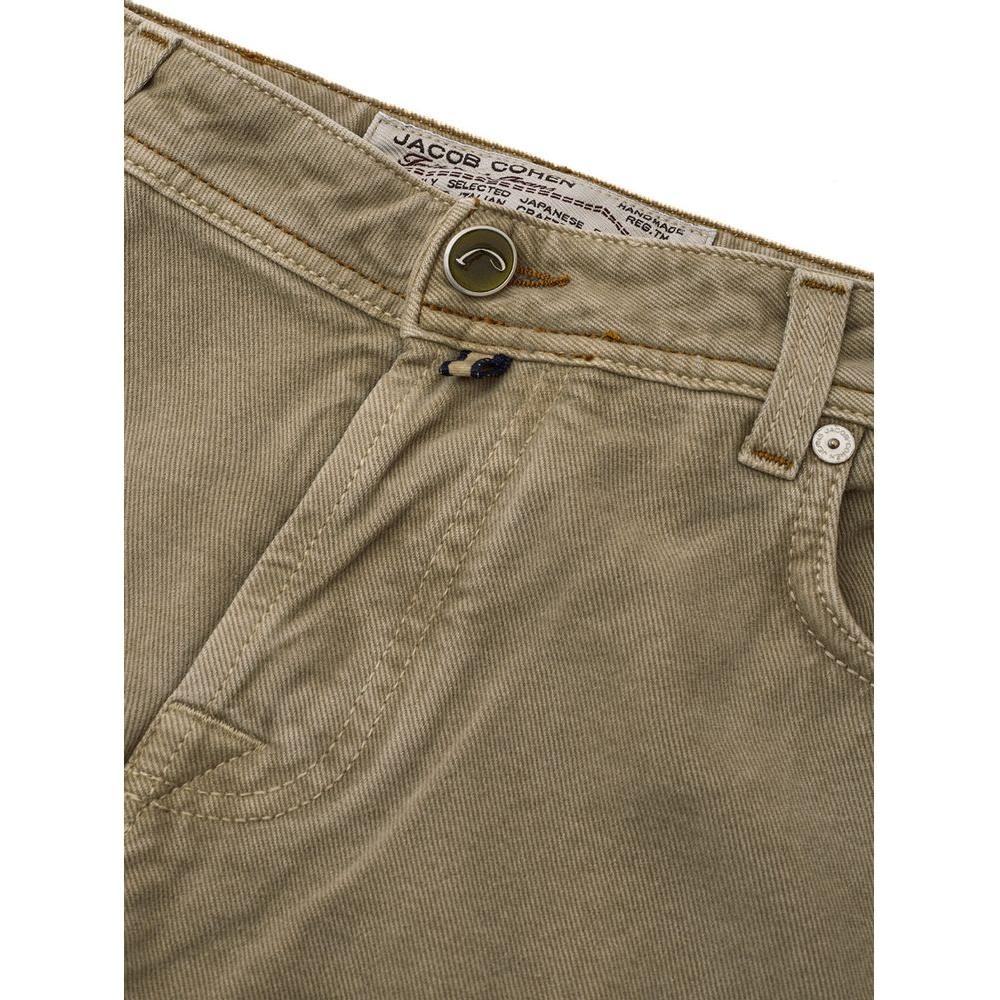 Jacob Cohen Premium Brown Cotton Pants Jacob Cohen