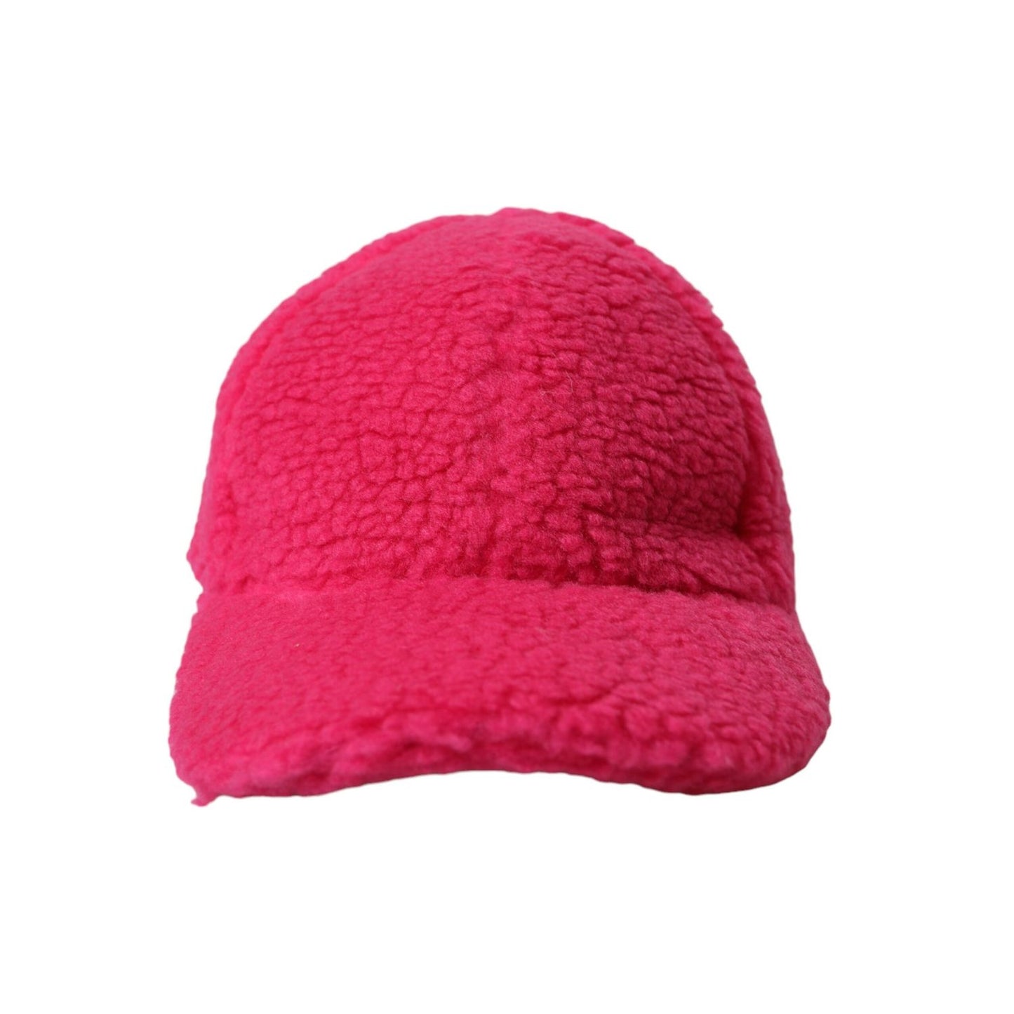 Dolce & Gabbana Pink Fleece Plush Baseball Hat Men