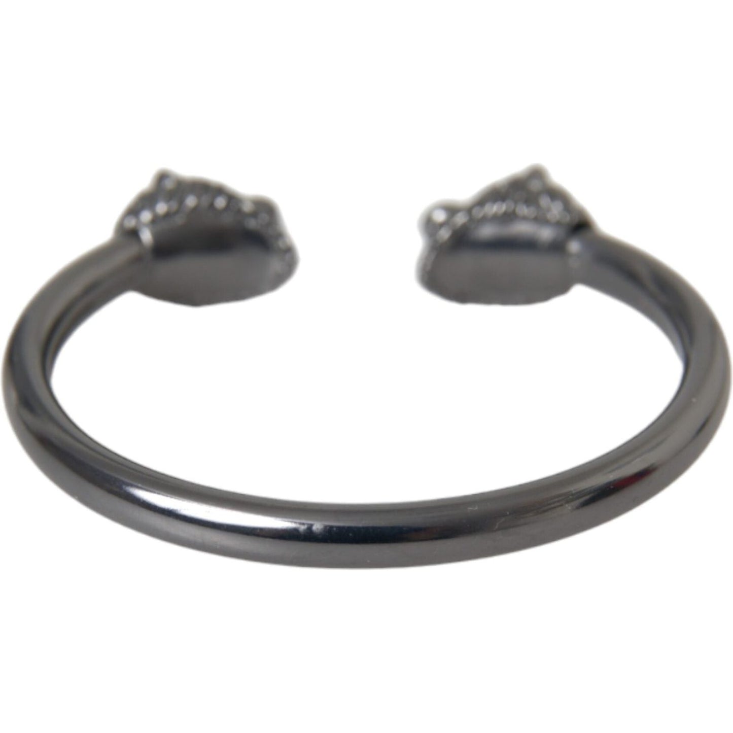 Nialaya Black Rhodium Lion Bangle Bracelet Women Bracelet Nialaya