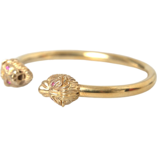 Nialaya Gold CZ Lion Bangle Bracelet Women Bracelet Nialaya