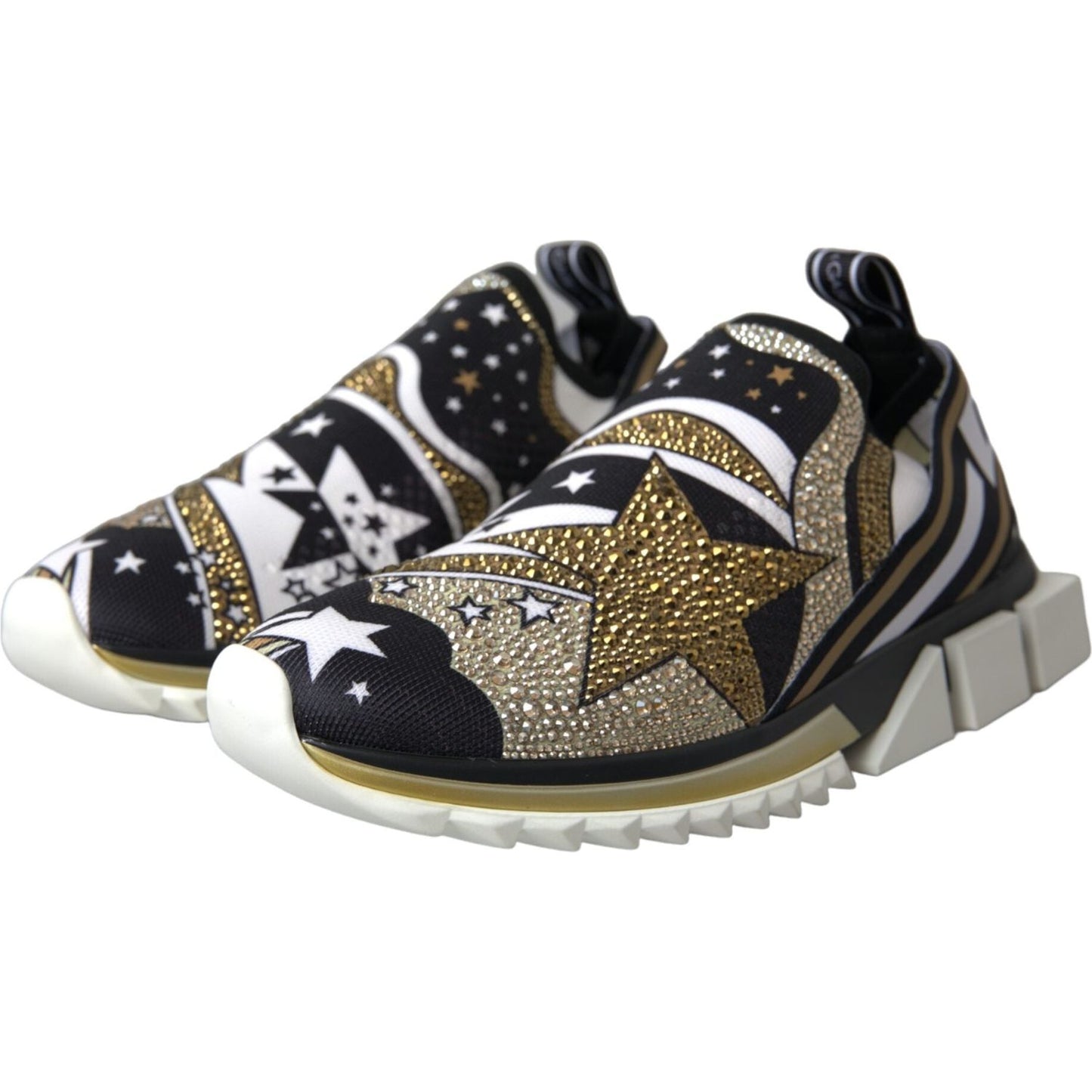 Dolce & Gabbana Multicolor Comet Star Print Sorrento Sneakers Shoes Dolce & Gabbana