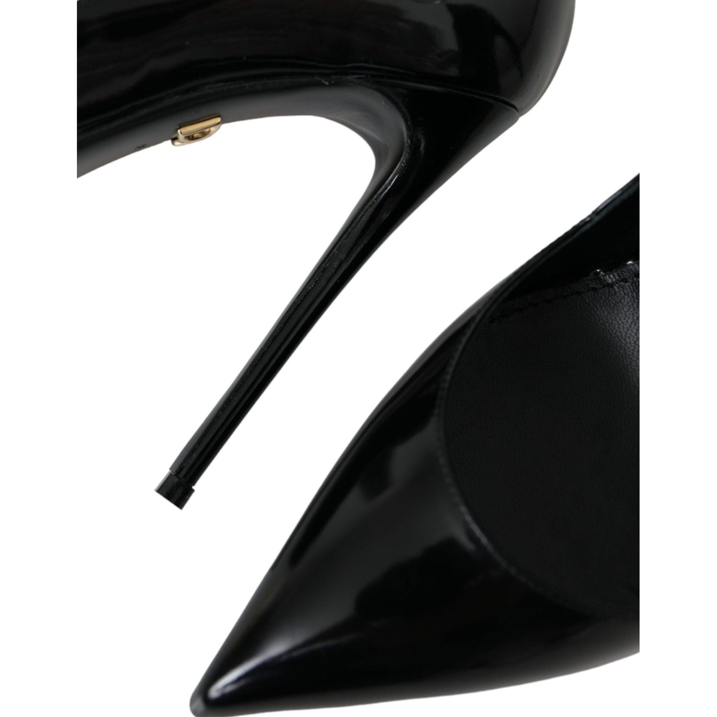 Dolce & Gabbana Black Patent Leather High Heels Pumps Shoes Dolce & Gabbana