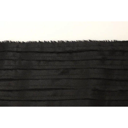 Dolce & Gabbana Black Silk Womens Waist Cummerbund